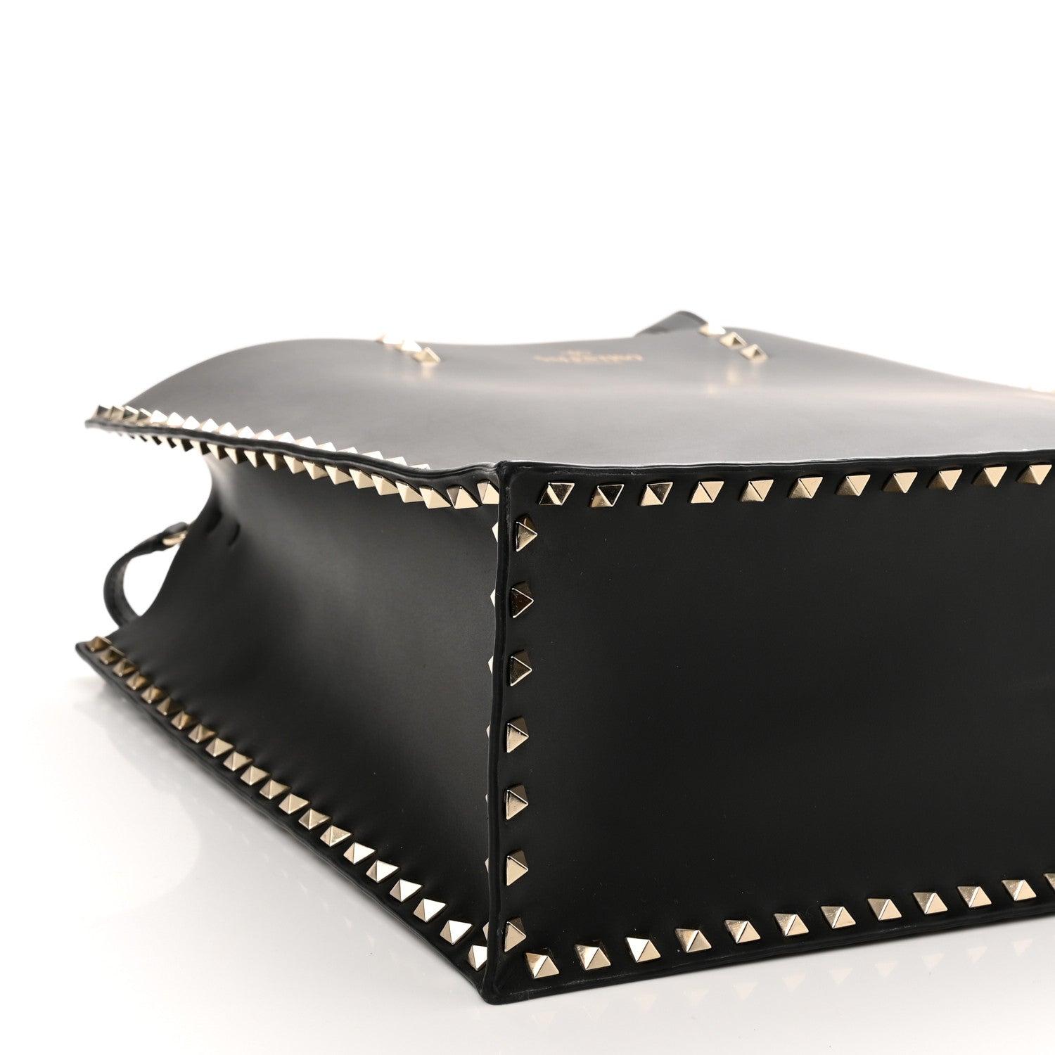 Valentino Garavani Calfskin Rockstud Vertical Tote Black 14 of 20