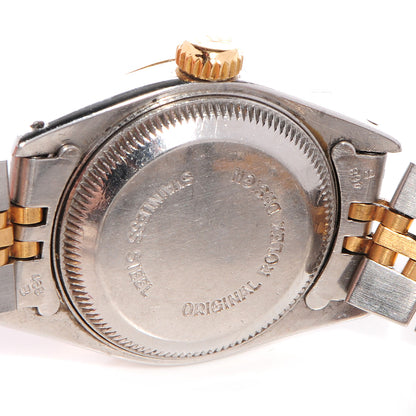 Rolex Stainless Steel 18K Yellow Gold 26mm Oyster Perpetual Datejust Watch Silver 69173 5 of 5