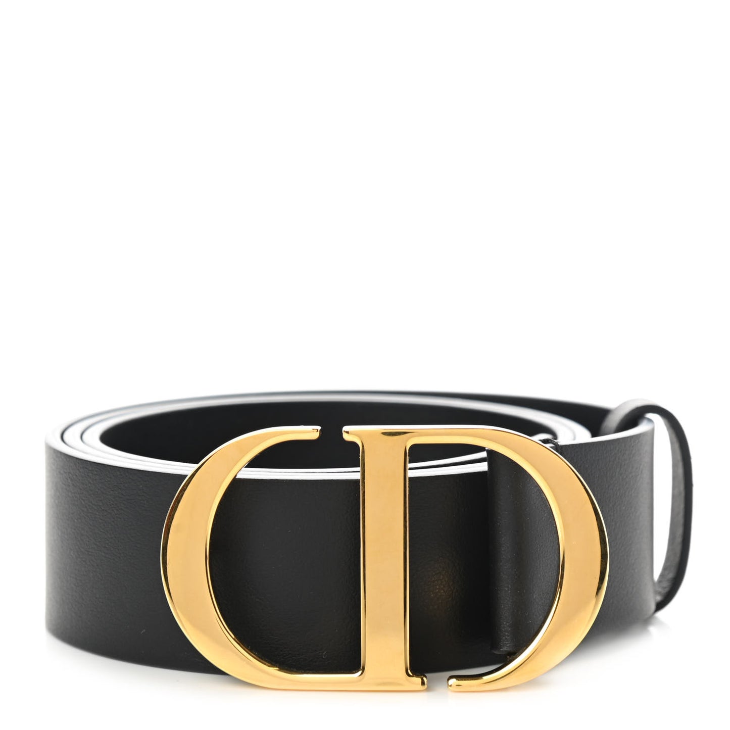 Calfskin 35mm Montaigne Belt 85 Black