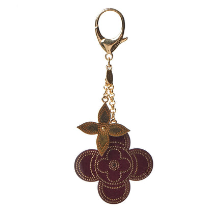 Louis Vuitton Stipply Flower Bag Charm Rouge Fauviste 1 of 5