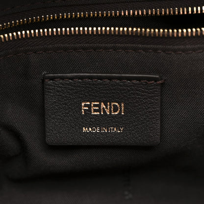 Fendi Velvet FF Embossed Mini Boston Box Rose Confetto 6 of 14