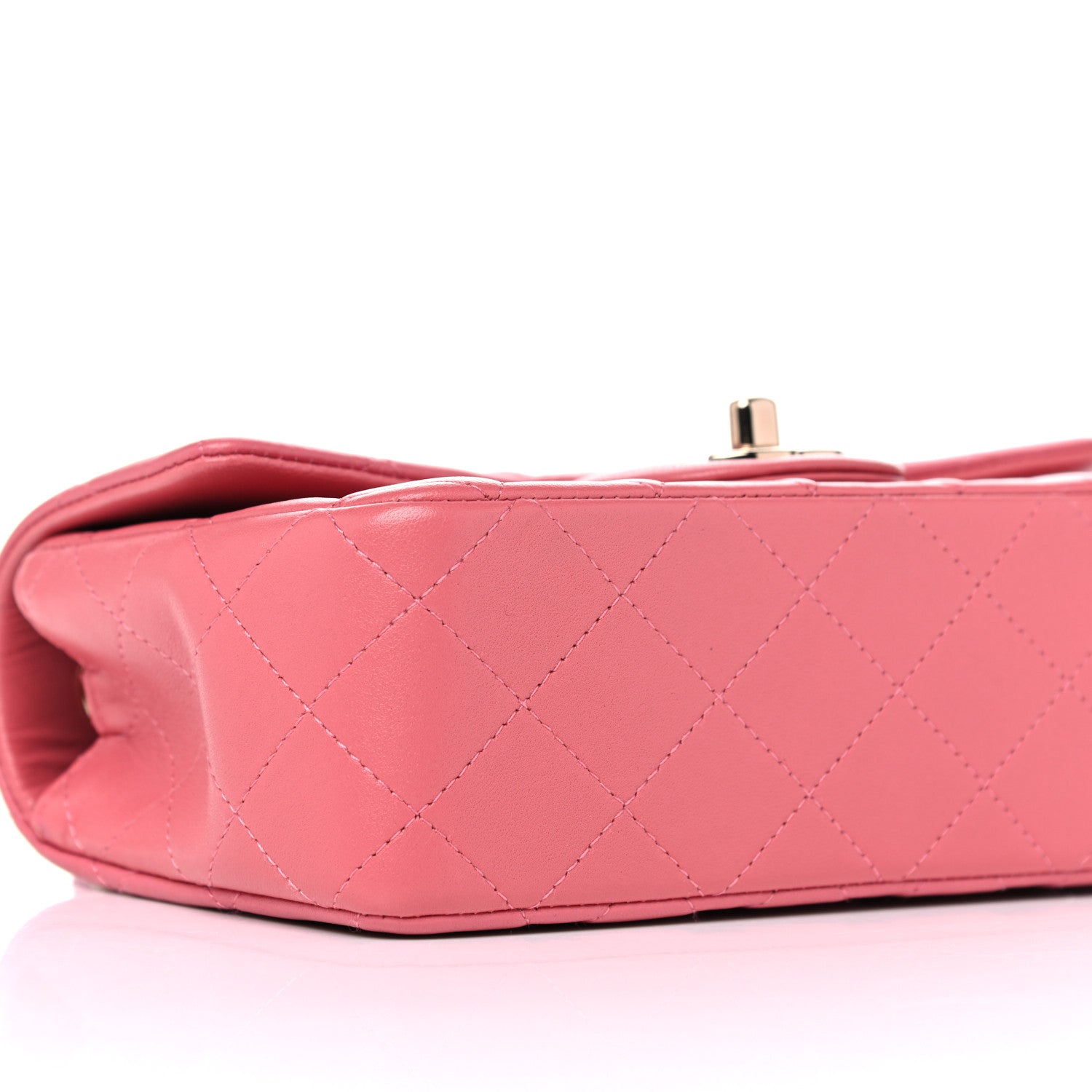 Chanel Lambskin Quilted Valentine Charms Mini Rectangular Flap Pink 8 of 10