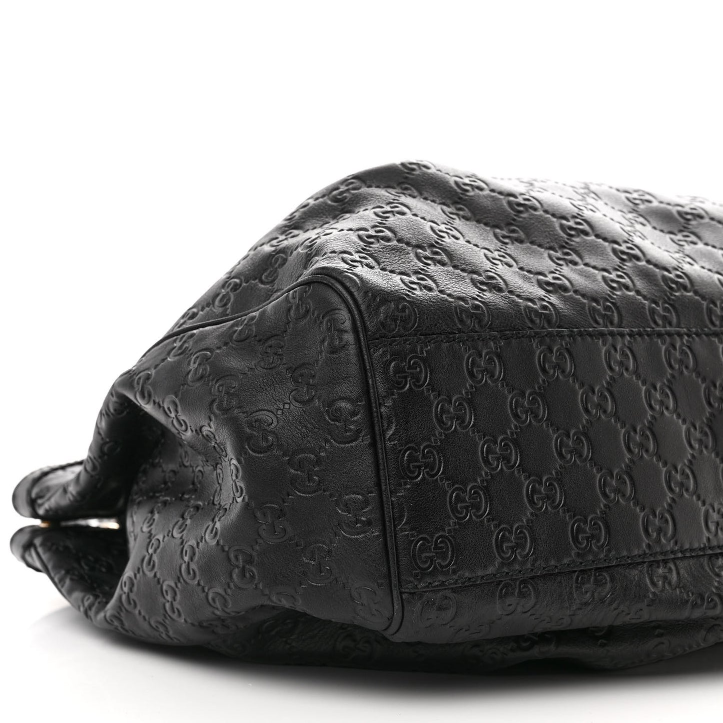 Guccissima Large Sukey Tote Black