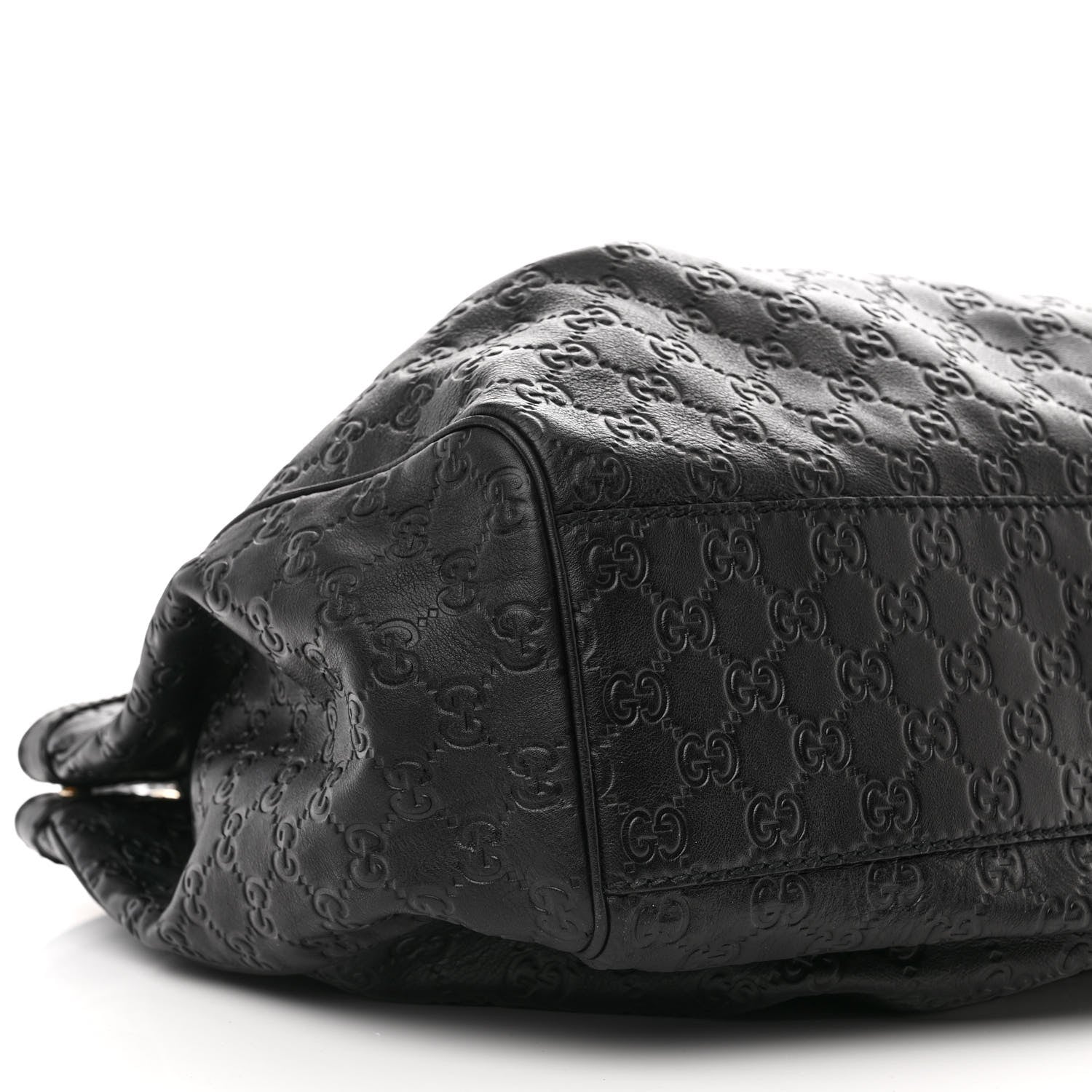 Gucci Guccissima Large Sukey Tote Black 9 of 10
