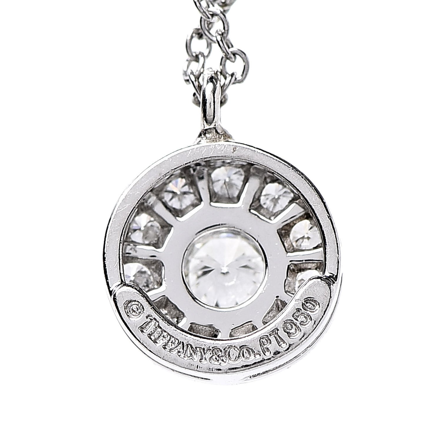 Platinum Diamond .33ctw Circlet Pendant Necklace