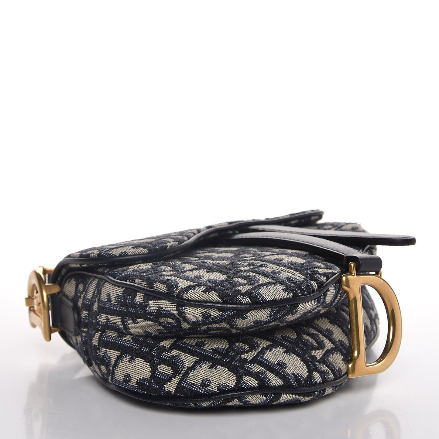Oblique Mini Saddle Bag Blue
