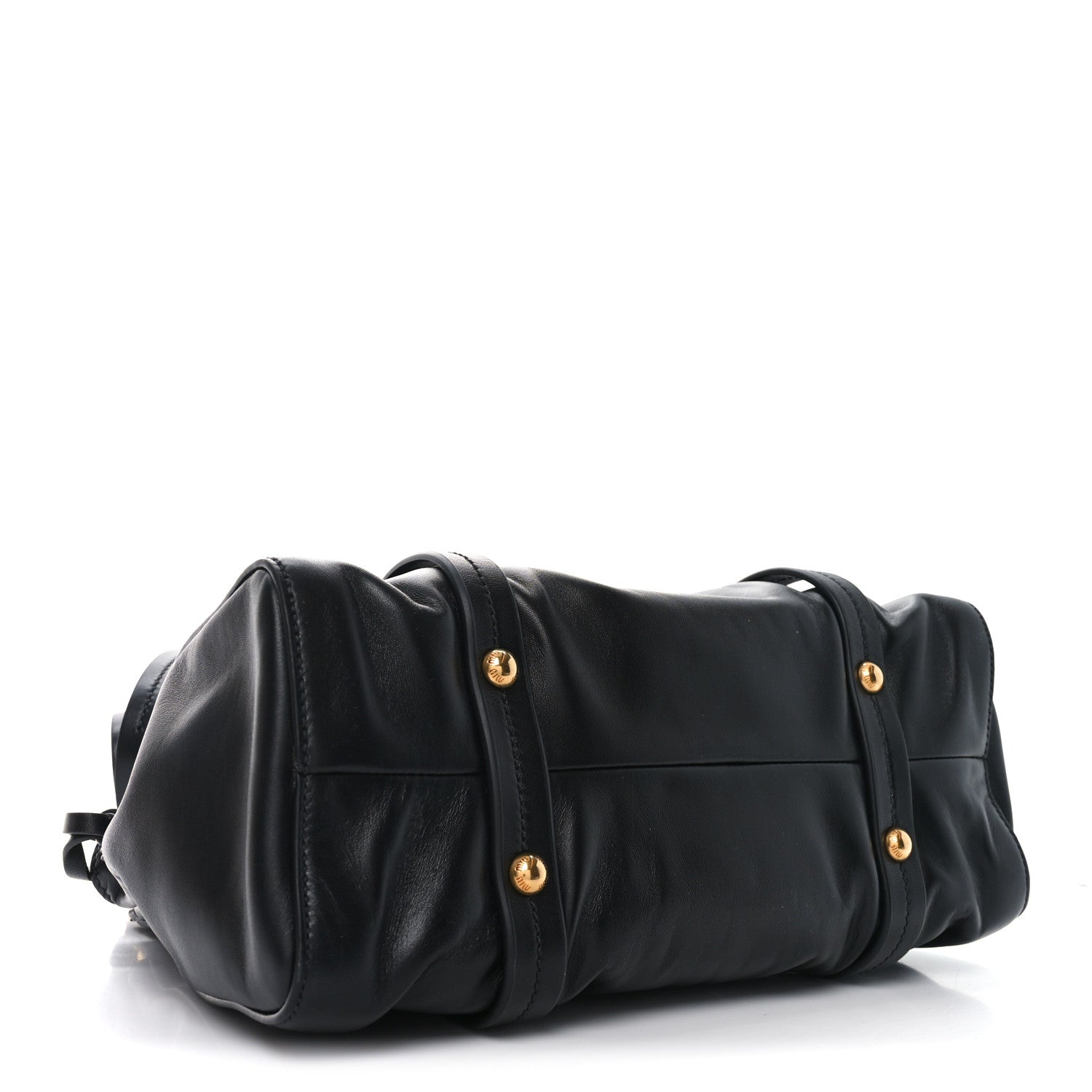 Miu Miu Nappa Joie Satchel Black 4 of 9