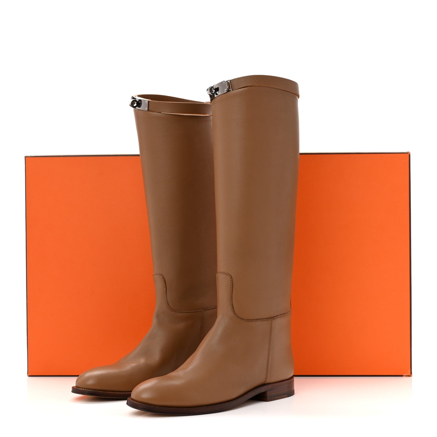 Hermes Swift Kelly Jumping Boots 37 9 of 9