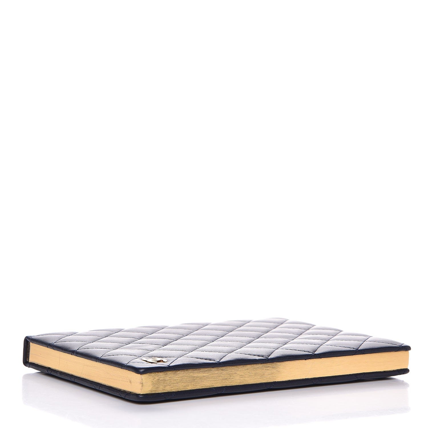 Chanel Lambskin Quilted Notebook Navy 4 of 5