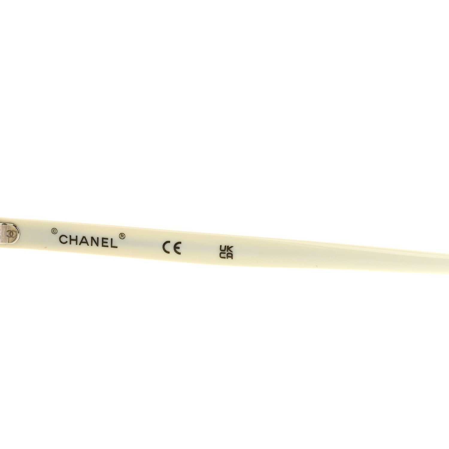 Chanel Acetate Round Sunglasses 71572A White 5 of 7