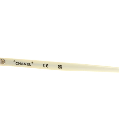 Chanel Acetate Round Sunglasses 71572A White 5 of 7