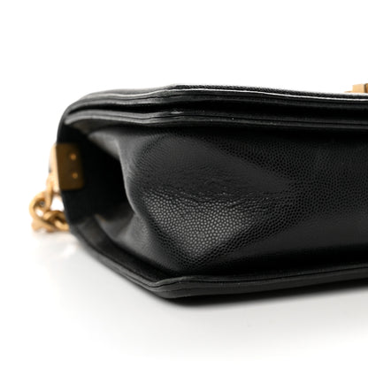 Chanel Caviar Quilted Medium Boy Flap Black 7 of 9