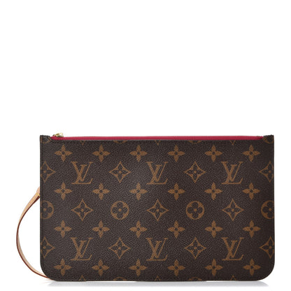 Louis Vuitton Monogram Neverfull MM GM Pochette Pivoine 1 of 8