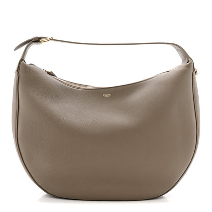 Celine Supple Grained Calfskin Large Lulu Shoulder Bag Souris 1 of 11