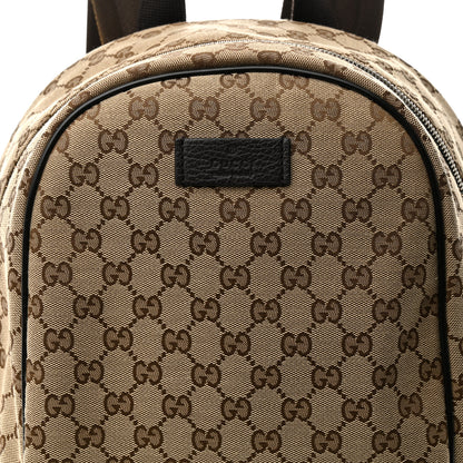 Gucci Monogram Travel Backpack Dark Brown 8 of 10