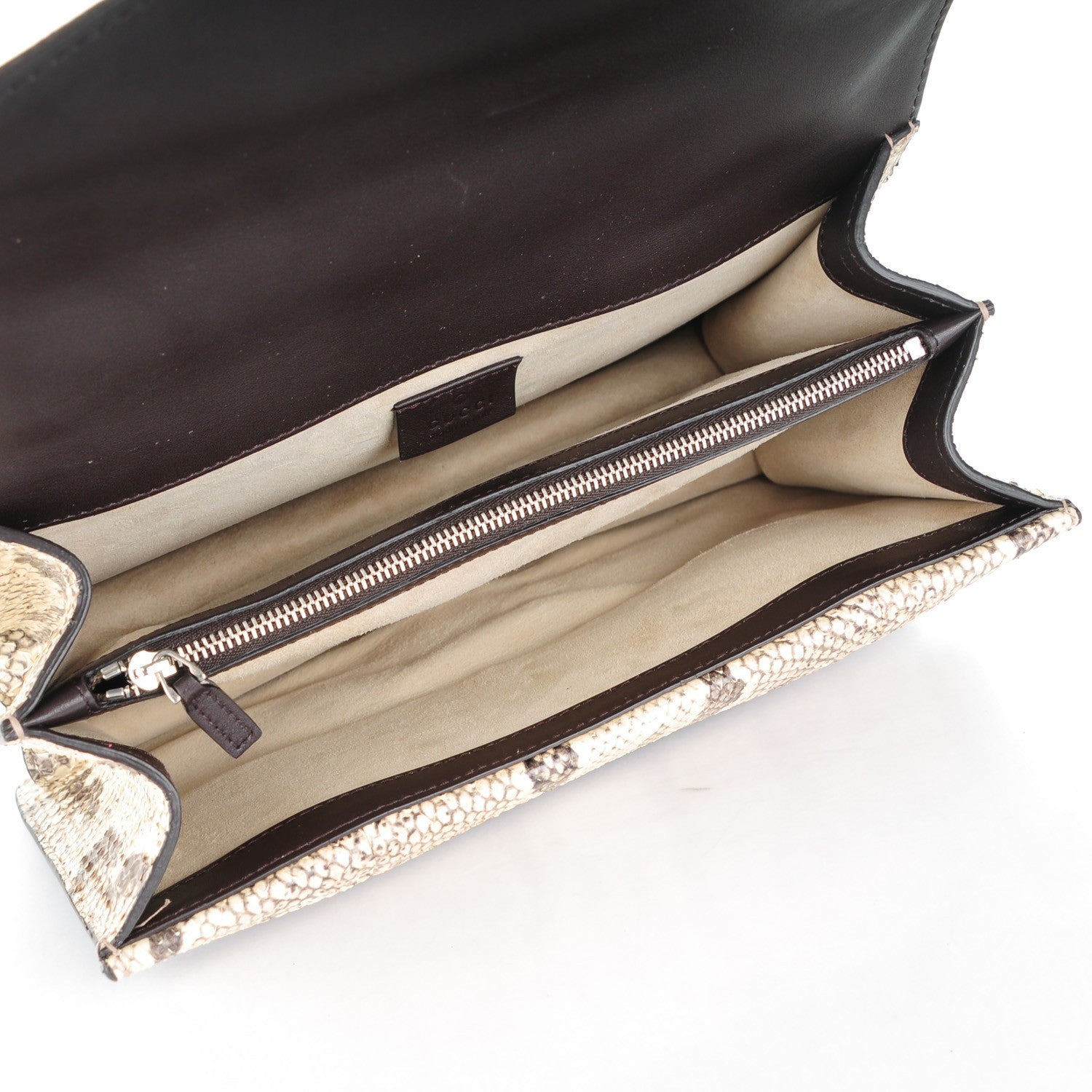 Gucci GG Supreme Monogram Python Embroidered Small Dionysus Shoulder Bag 5 of 9