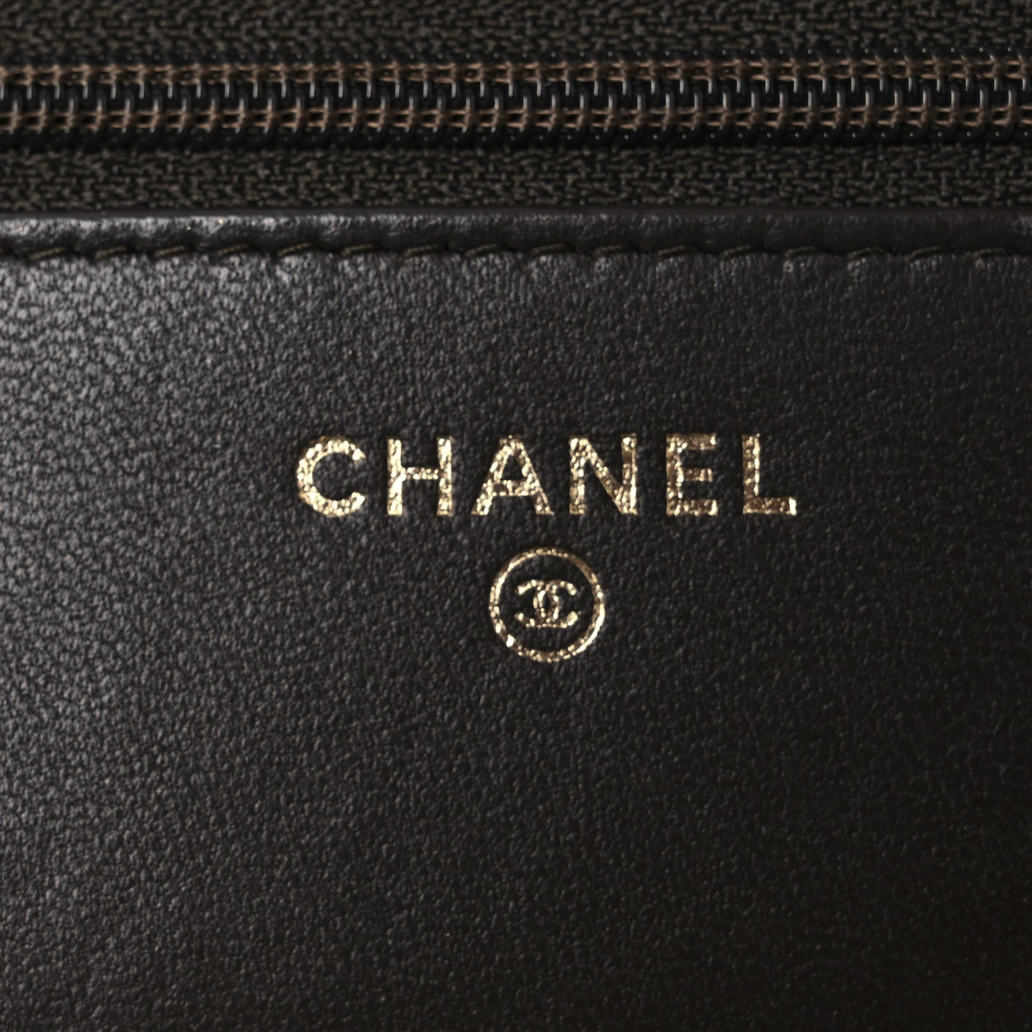 Chanel Lambskin Quilted Trendy CC Wallet On Chain WOC Dark Brown 6 of 14