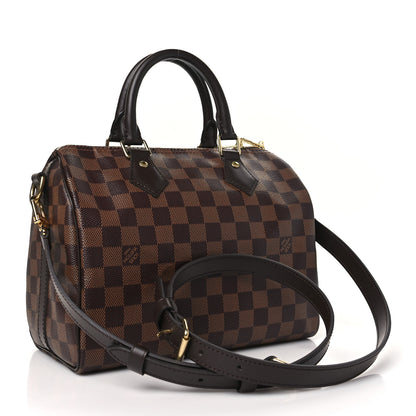 Louis Vuitton Damier Ebene Speedy Bandouliere 25 3 of 9