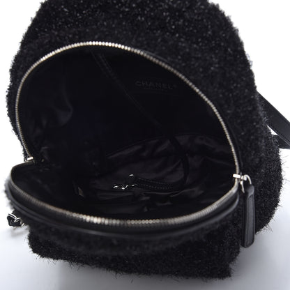 Chanel Lurex Knit Mini Pluto Glitter Backpack Black 5 of 10
