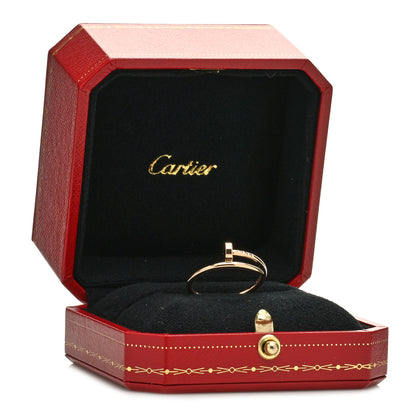Cartier 18K Pink Gold Small Juste Un Clou Ring 57 8 5 of 5
