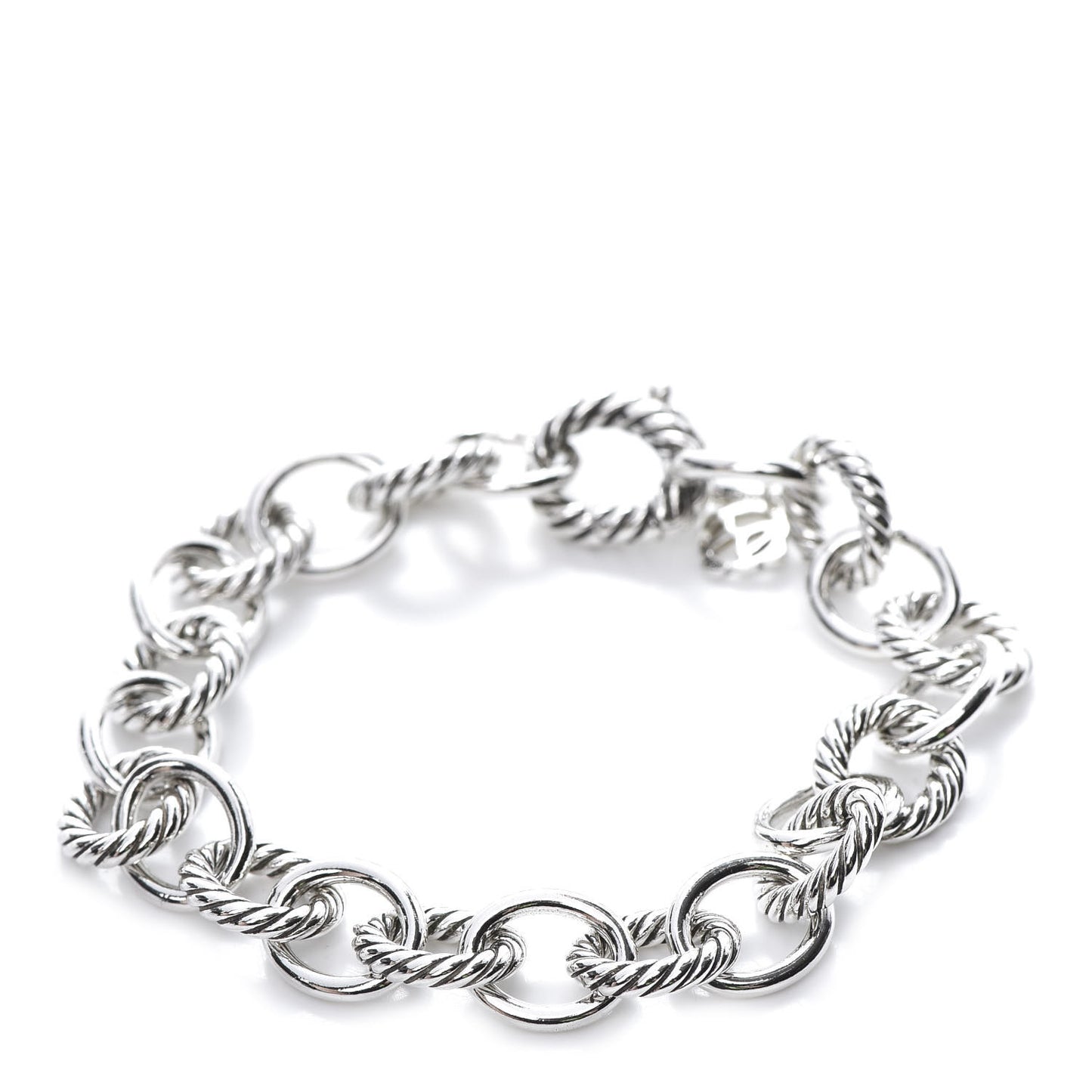 Sterling Silver 10mm Medium Oval Link Bracelet