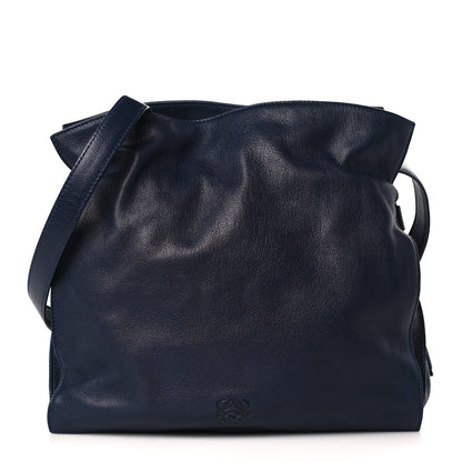 Loewe Calfskin Small Drawstring Bag Midnight Blue 1 of 8