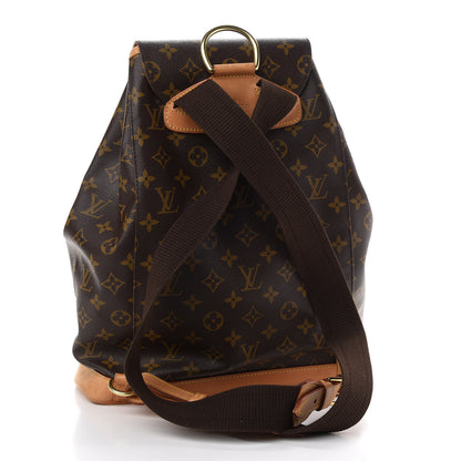 Louis Vuitton Monogram Montsouris GM Backpack 3 of 11