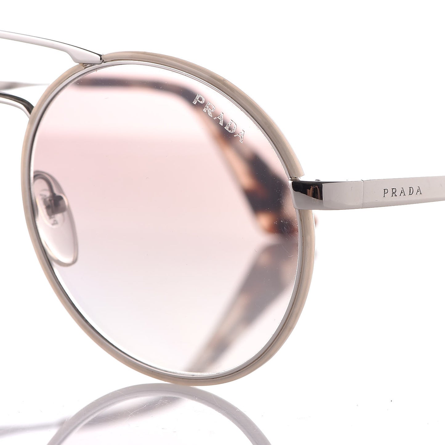 Round Sunglasses SPR 51S Silver