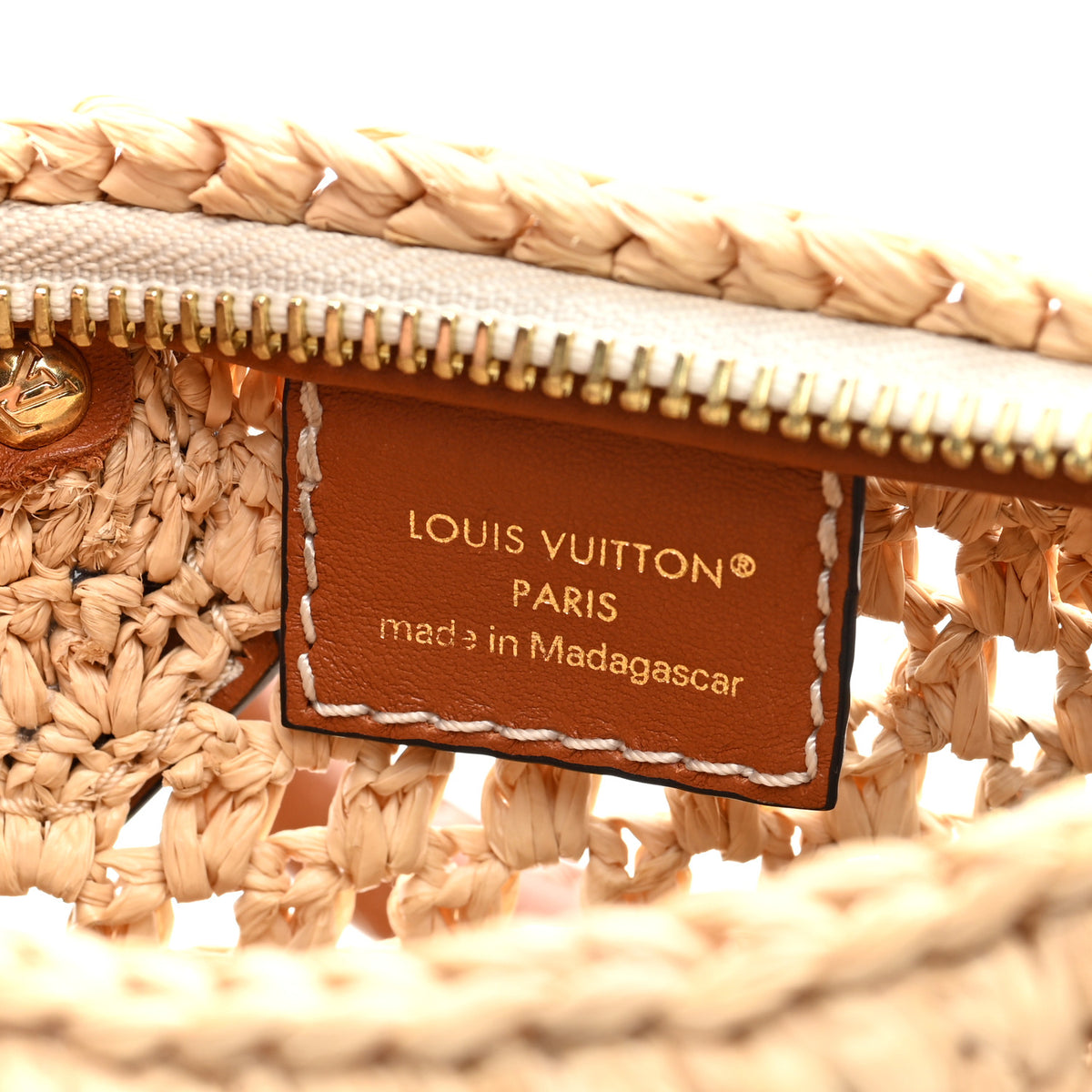 Louis Vuitton Raffia Nano Speedy Natural Tan 6 of 9