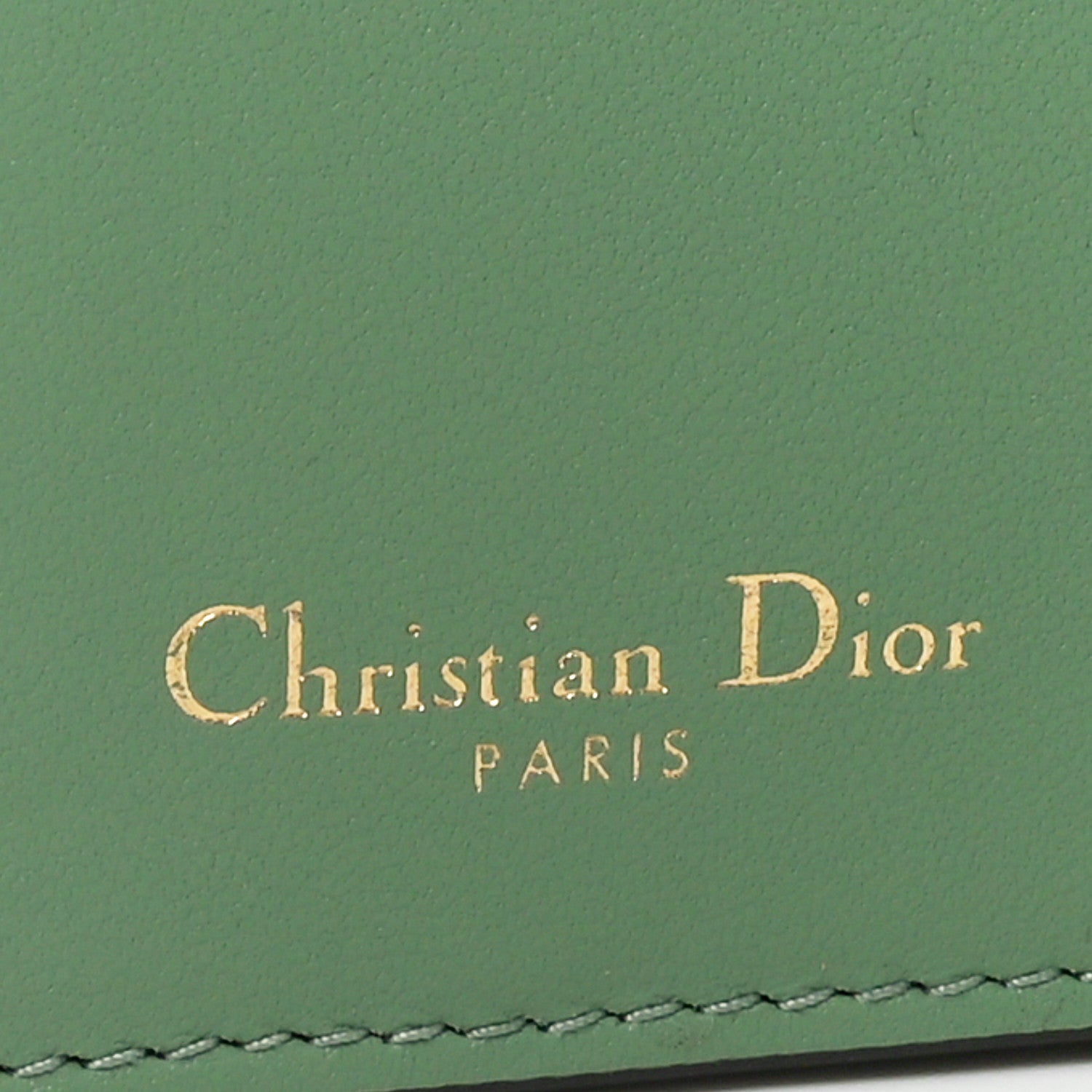 Christian Dior Goatskin Saddle Long Wallet Queen Mint 6 of 9