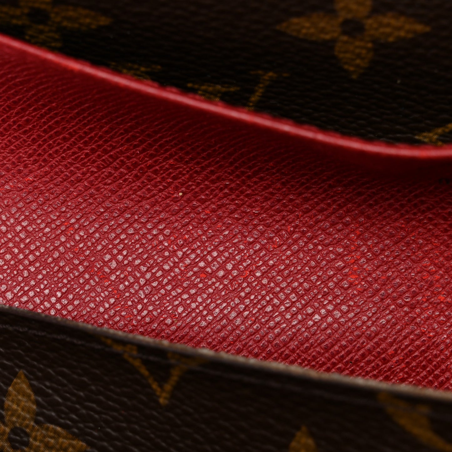 Monogram Emilie Wallet Red