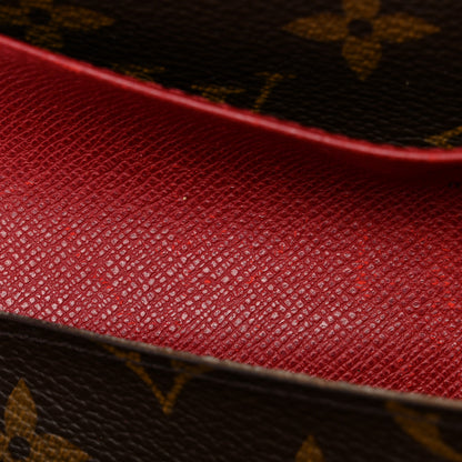 Louis Vuitton Monogram Emilie Wallet Red 12 of 15