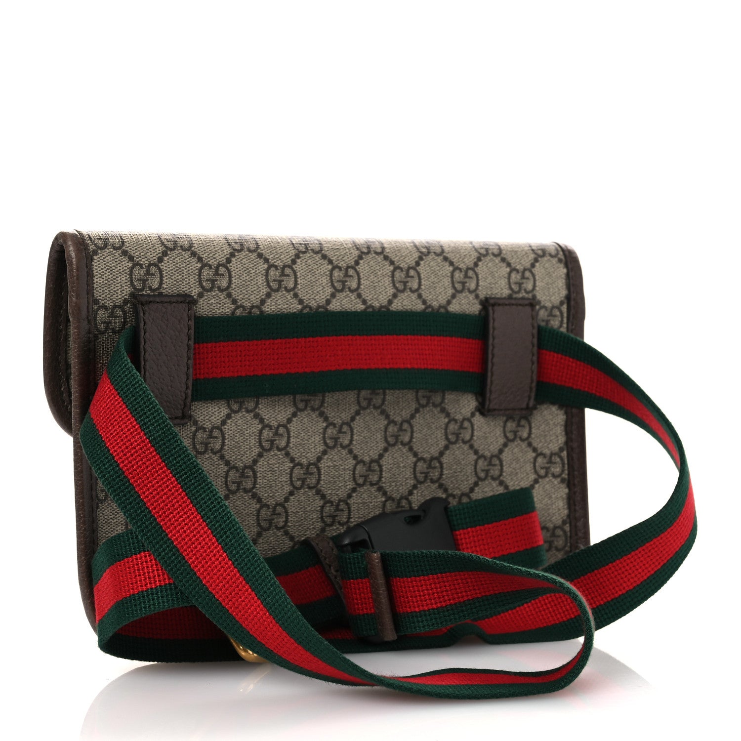 Gucci GG Supreme Monogram Neo Vintage Web Belt Bag Brown 3 of 11