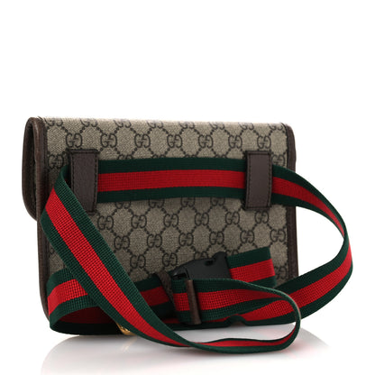 Gucci GG Supreme Monogram Neo Vintage Web Belt Bag Brown 3 of 11
