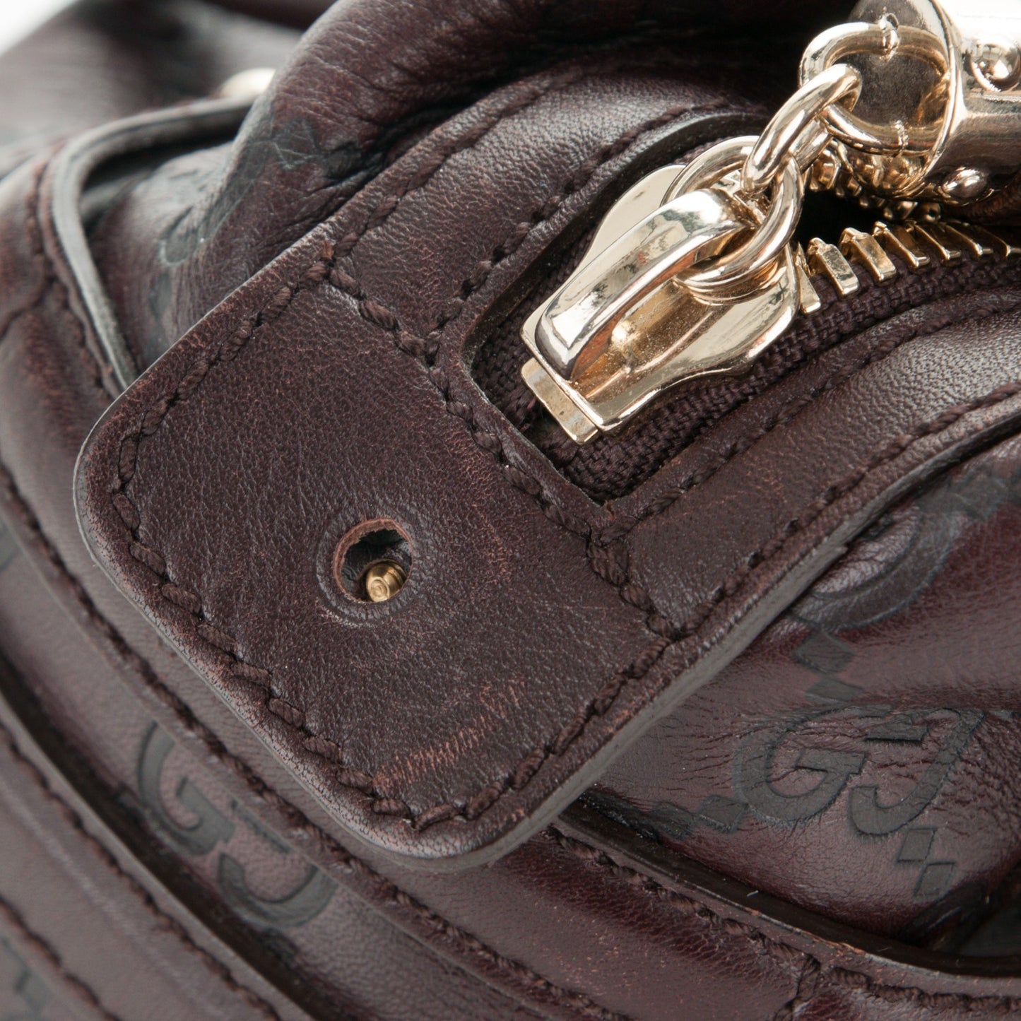 Guccissima Medium Wave Boston Dark Brown
