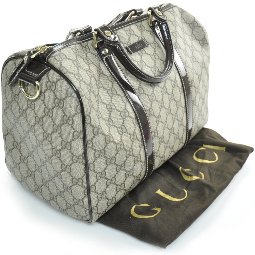 Gucci Monogram Medium Joy Boston Dark Brown 4 of 9