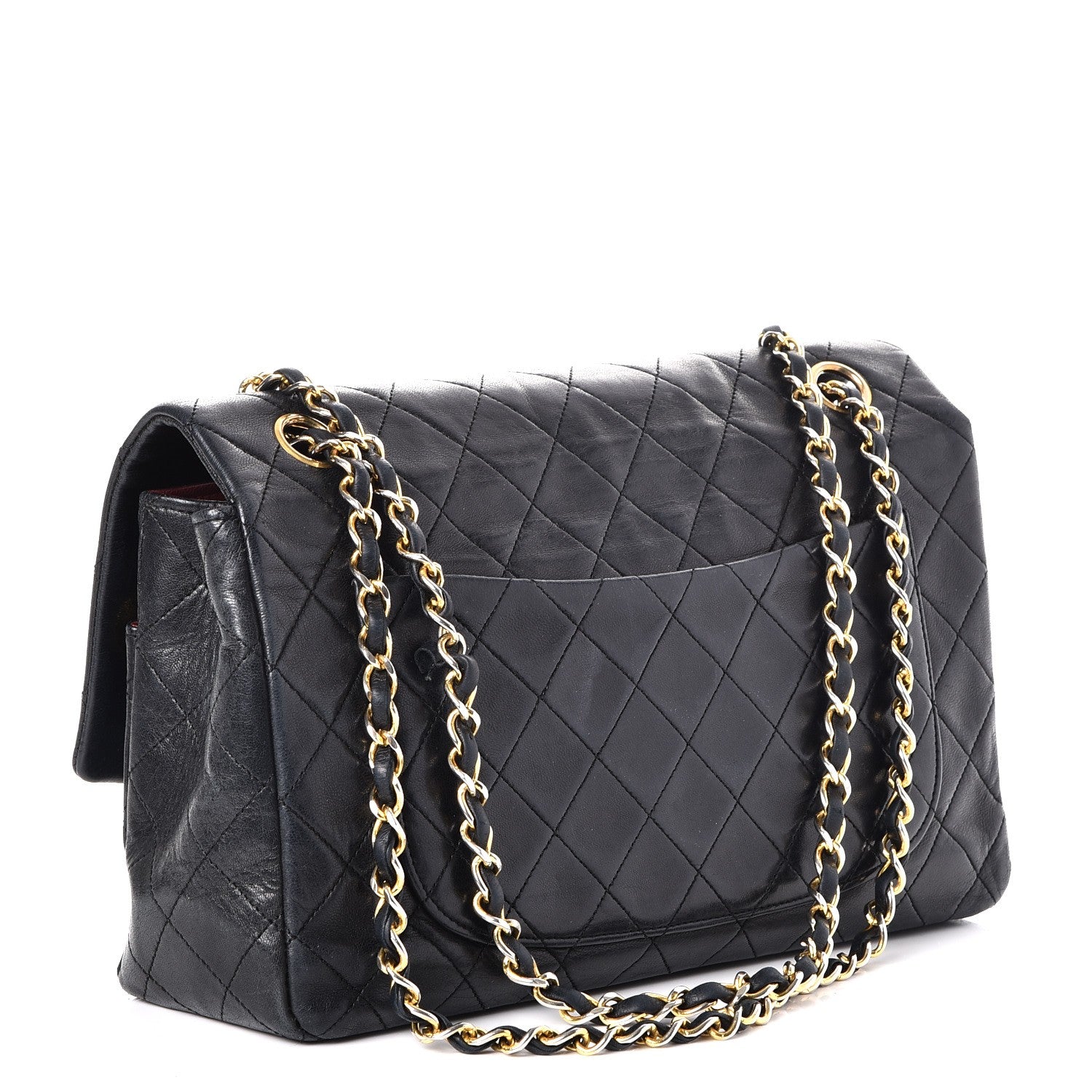 Chanel Lambskin Medium Single Flap Black 4 of 11