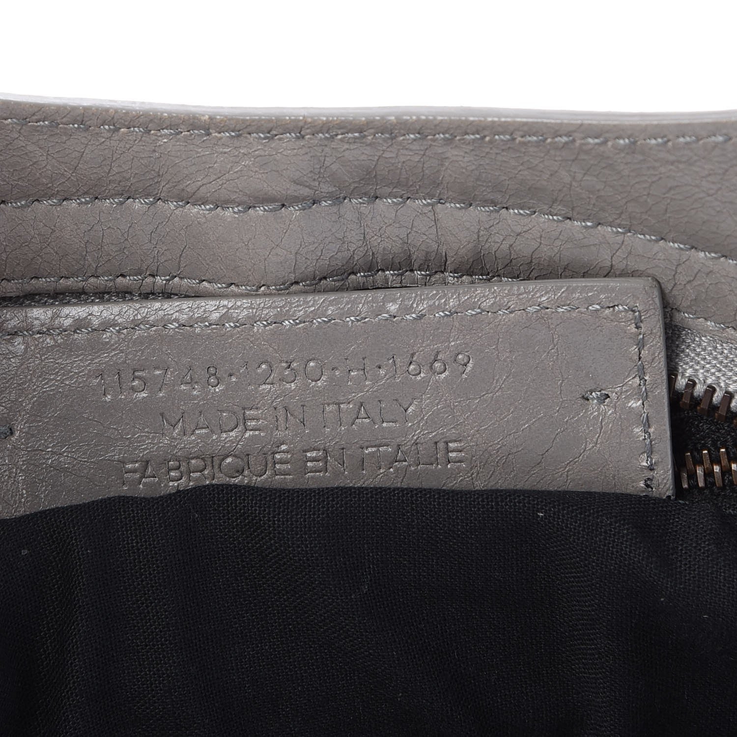 Balenciaga Agneau Classic Hardware City Gris Pyrite 8 of 13