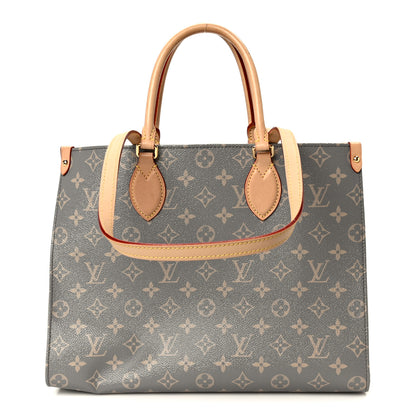 Louis Vuitton Monogram Onthego MM Trianon Gray 1 of 9