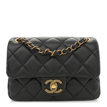 Chanel Grained Lambskin Quilted Mini Flap Black 1 of 11