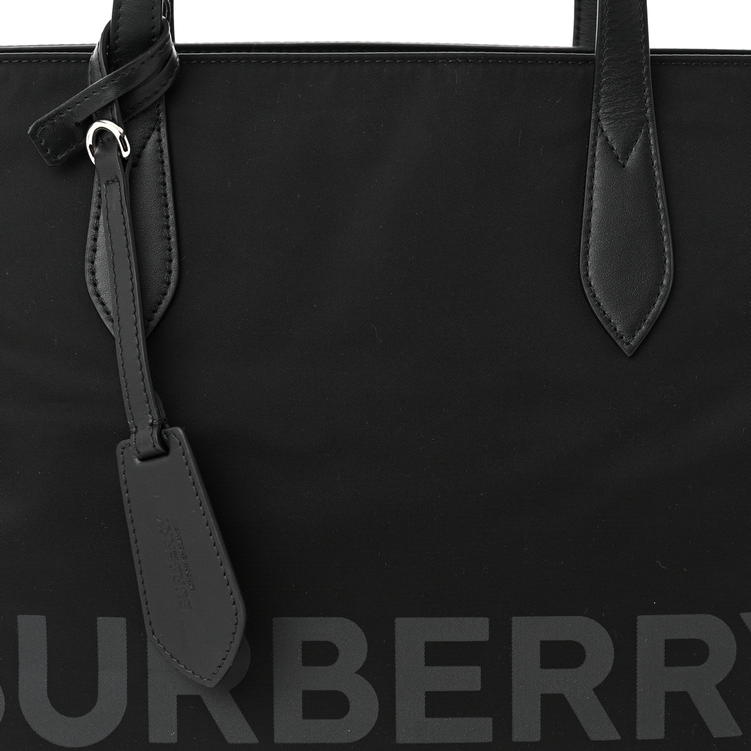 Burberry Nylon Logo Medium Ardwell Tote Black 9 of 11