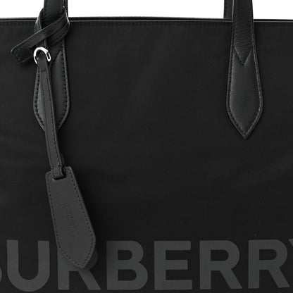 Burberry Nylon Logo Medium Ardwell Tote Black 9 of 11