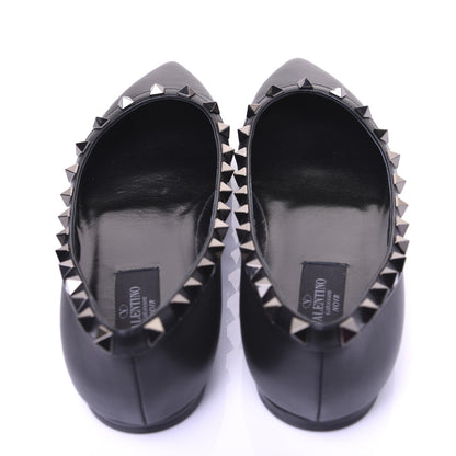 Valentino Garavani Nappa Rockstud Ballerina Flats 37 Black 9 of 13