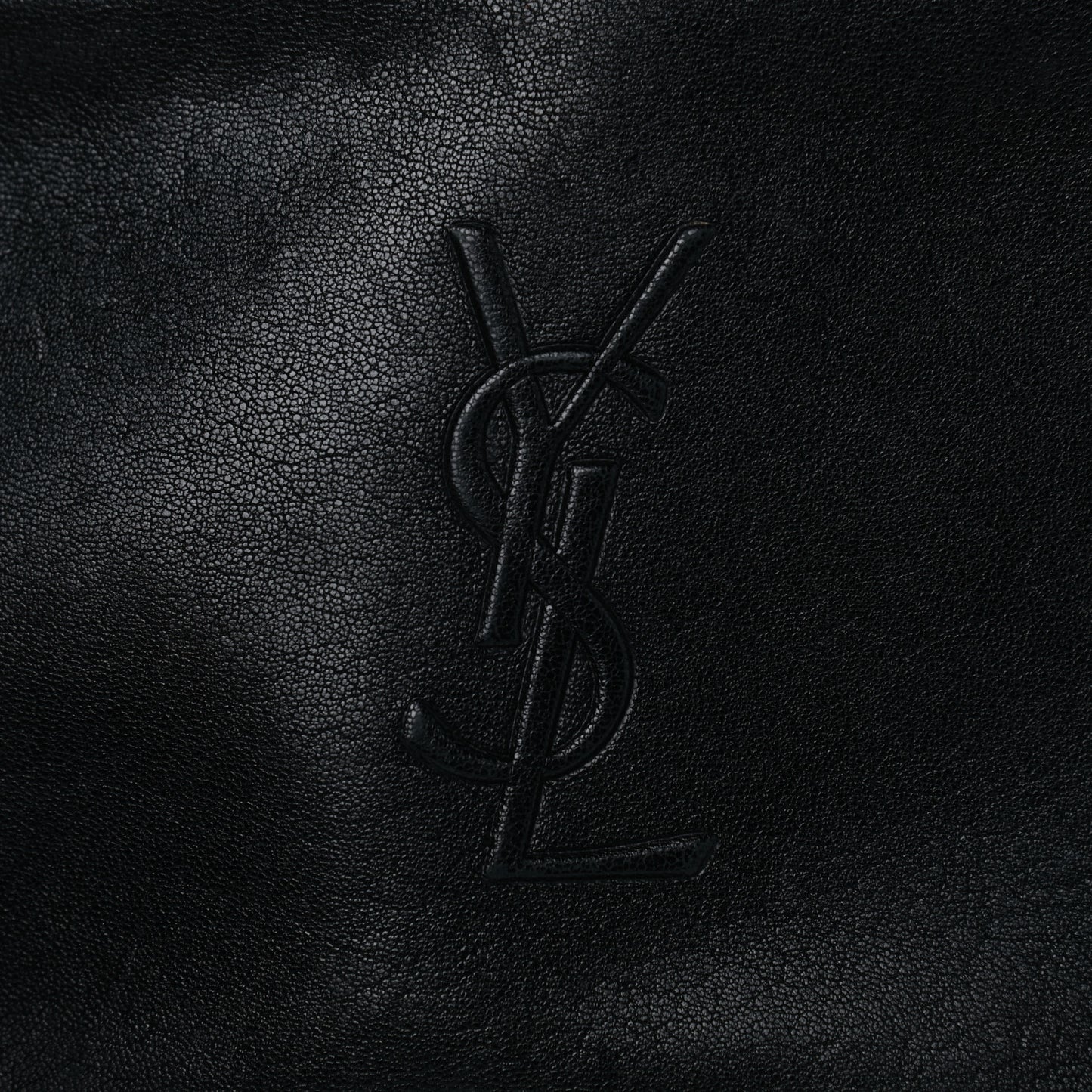 Lambskin Monogram Small Lou Camera Bag Black