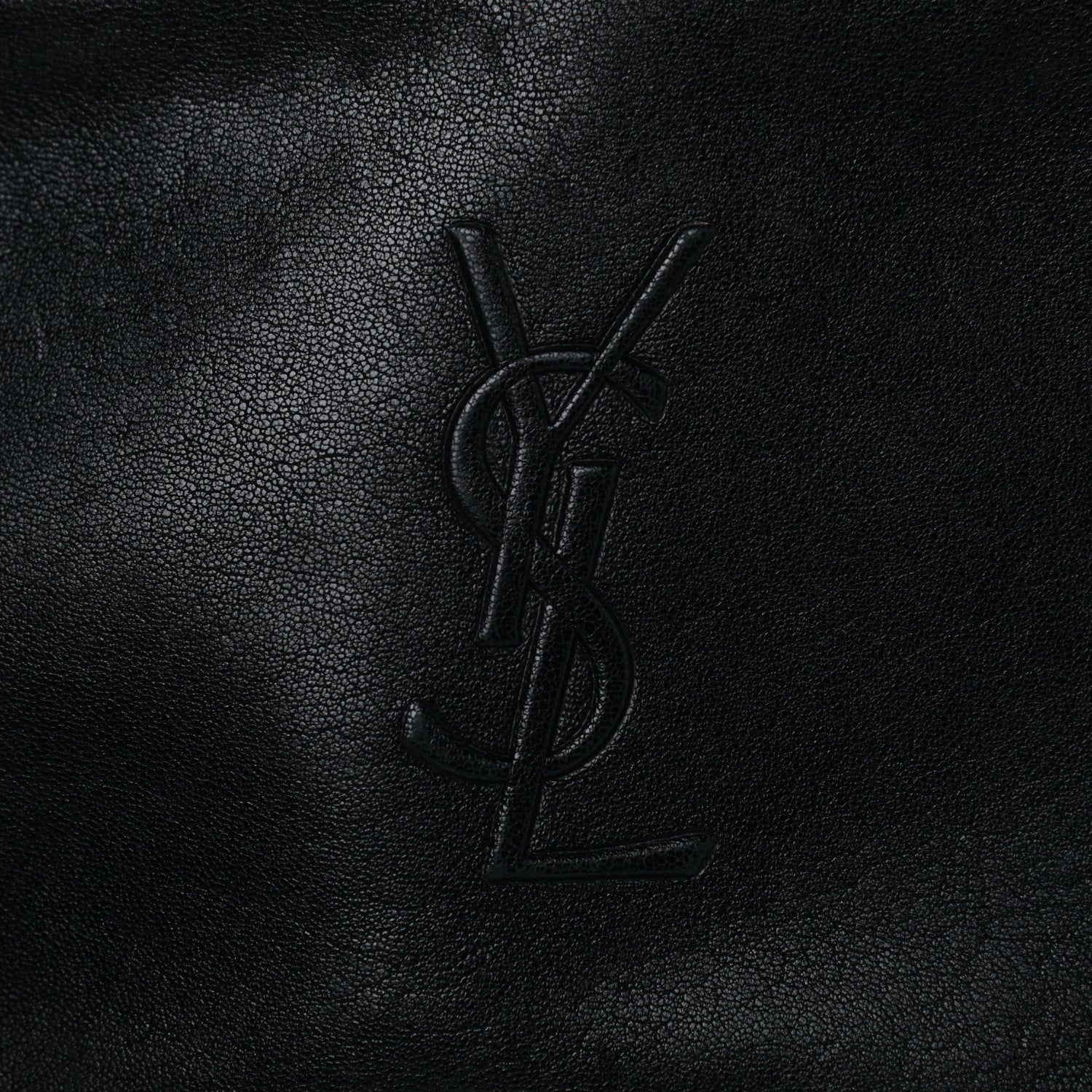 Saint Laurent Lambskin Monogram Small Lou Camera Bag Black 10 of 11