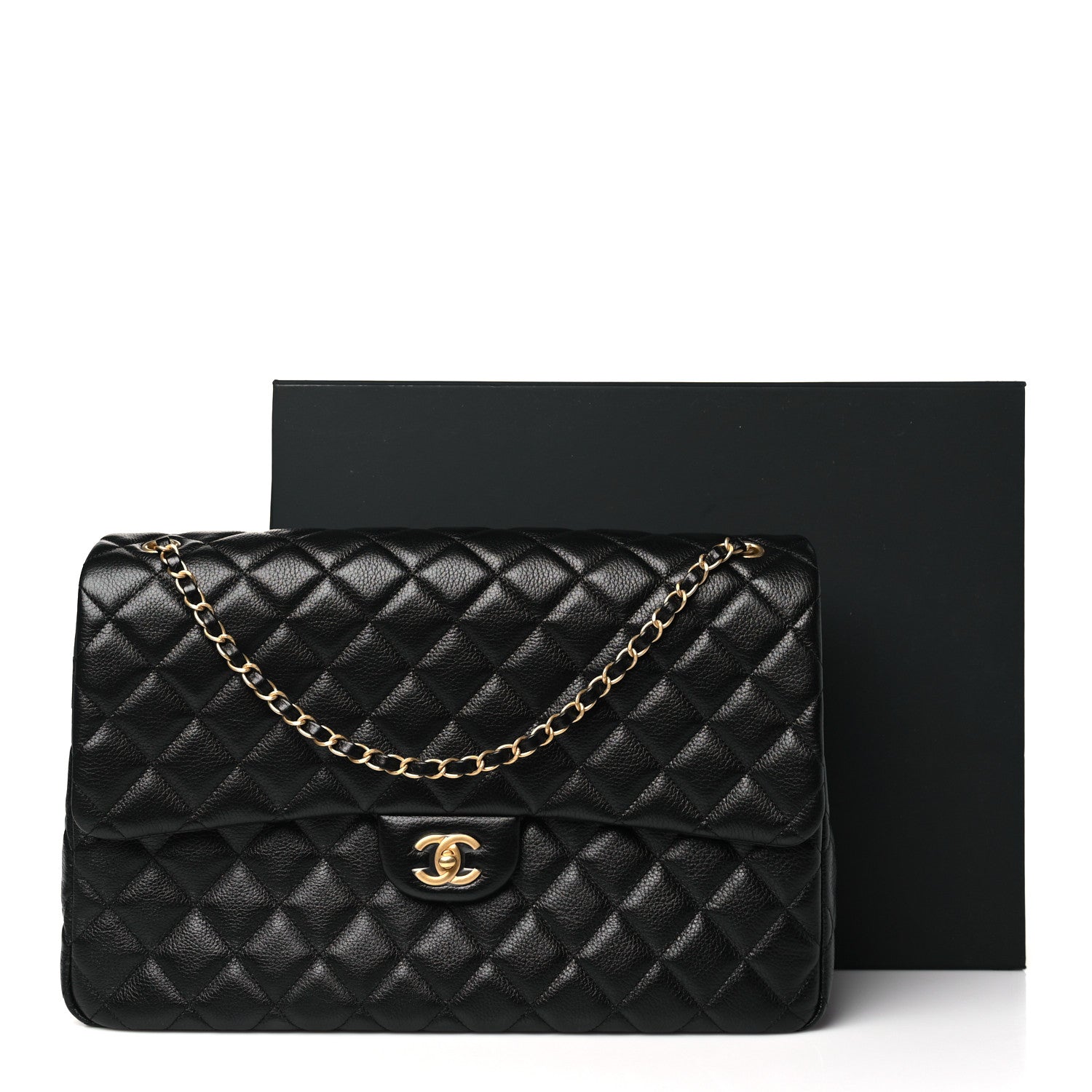 Chanel Caviar Quilted XXL Travel Flap Bag Black 11 of 11