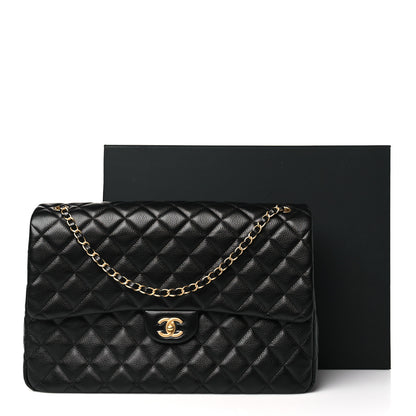Chanel Caviar Quilted XXL Travel Flap Bag Black 11 of 11