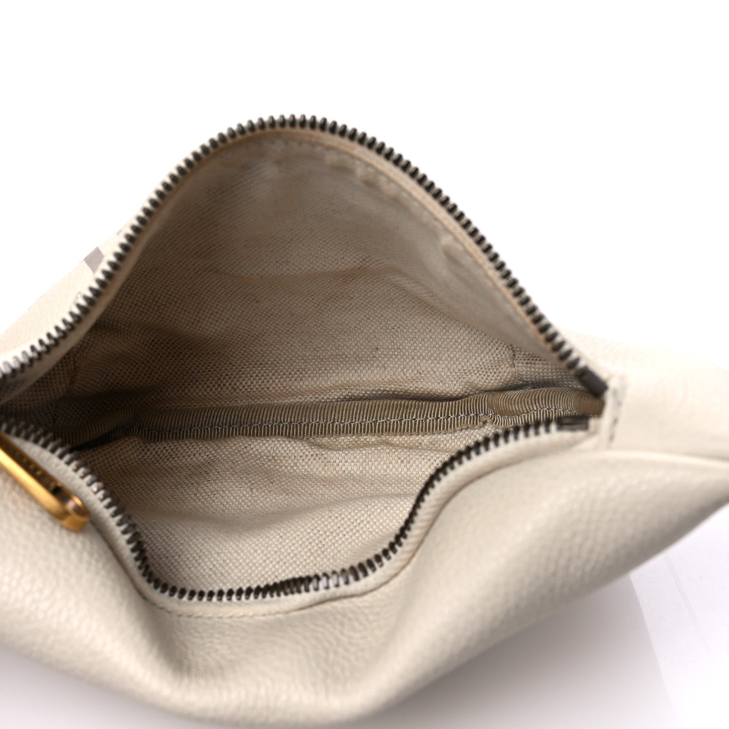 Gucci Grained Calfskin Small Logo Belt Bag White 5 of 9