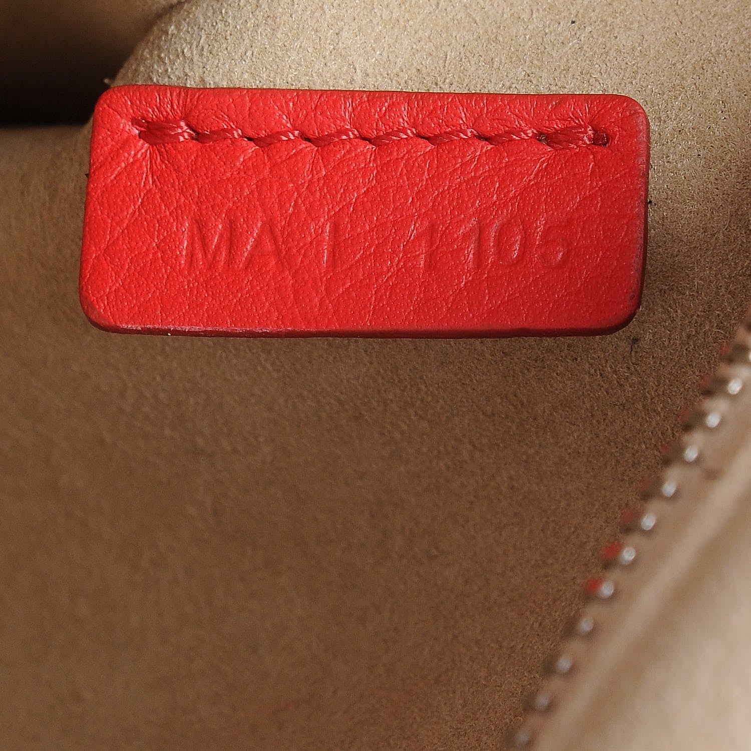 Givenchy Grained Calfskin Medium Shark Lock Satchel Red 10 of 10
