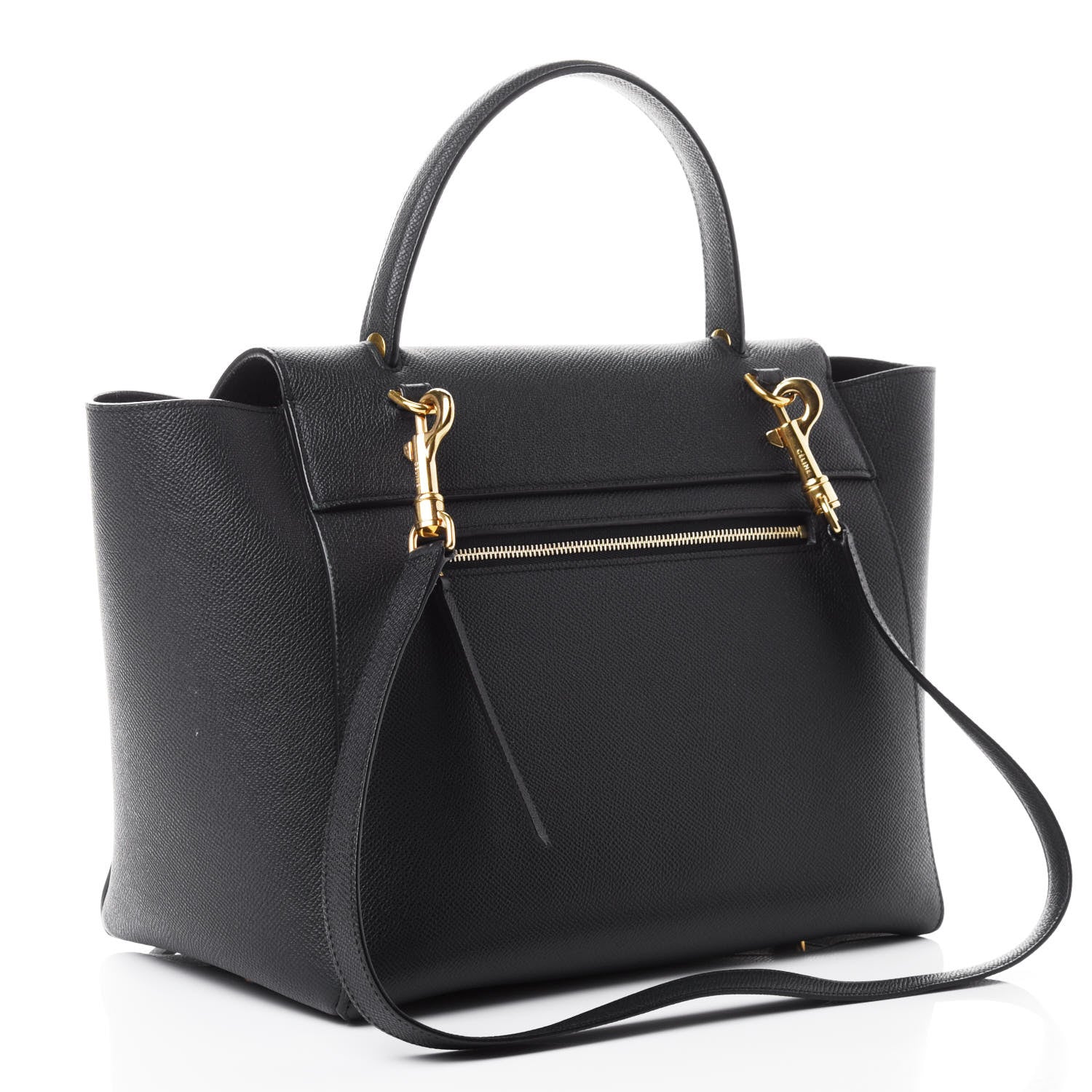 Celine Grained Calfskin Mini Belt Bag Black 2 of 4